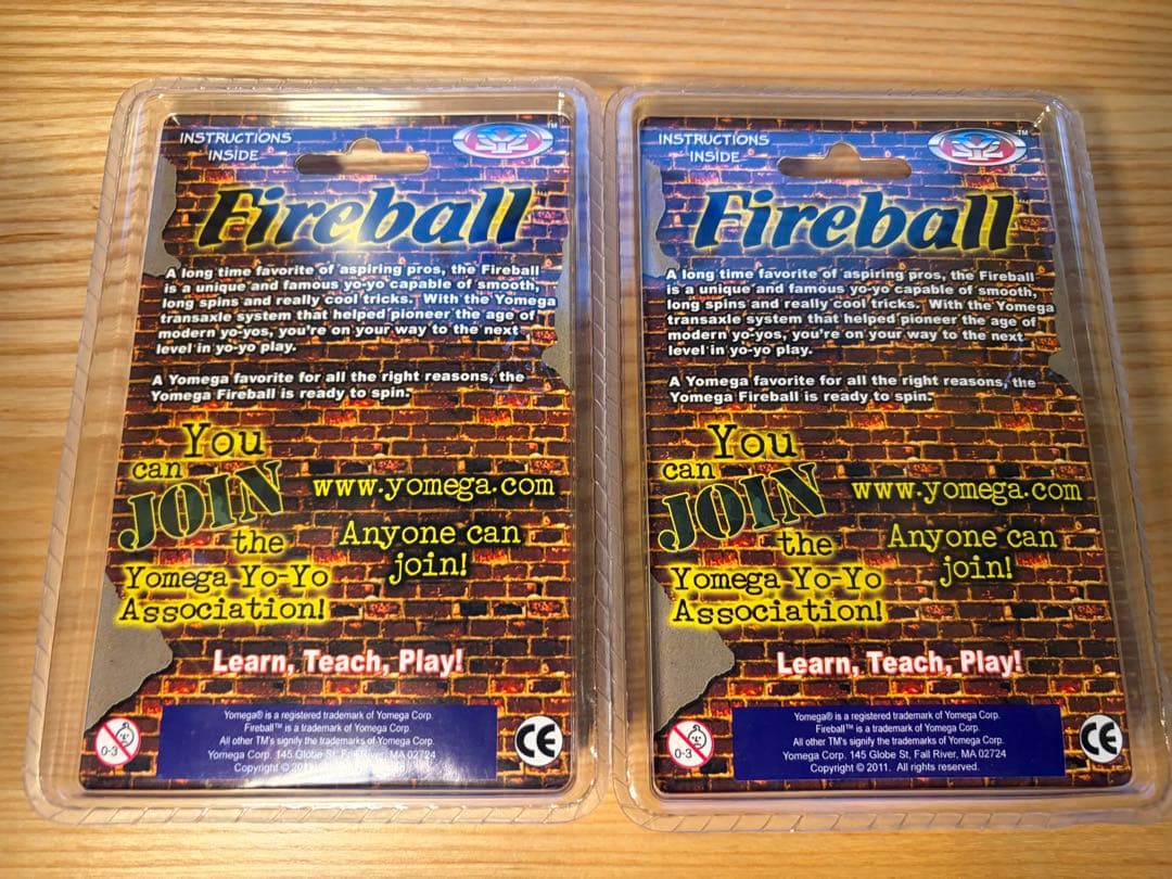 ヨーヨー　ファイヤーボール　スピンギア限定　ピンク　パープル　未開封2個セット