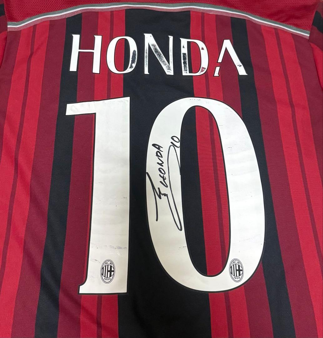 本田圭佑 サイン入り ACミラン ユニフォーム 10番