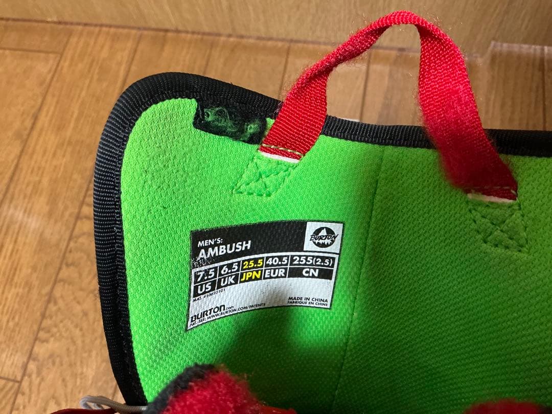 BURTON スノーボードブーツ AMBUSH 25.5cm 比較的綺麗