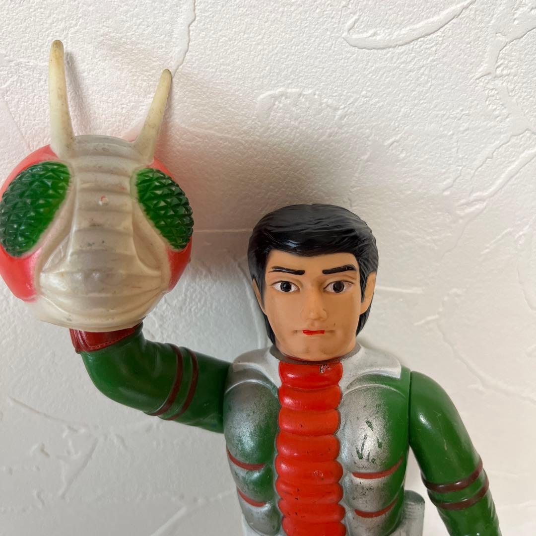 ⚠️レア　仮面ライダーV3 面取れ　ミドルサイズ　旧バンダイ