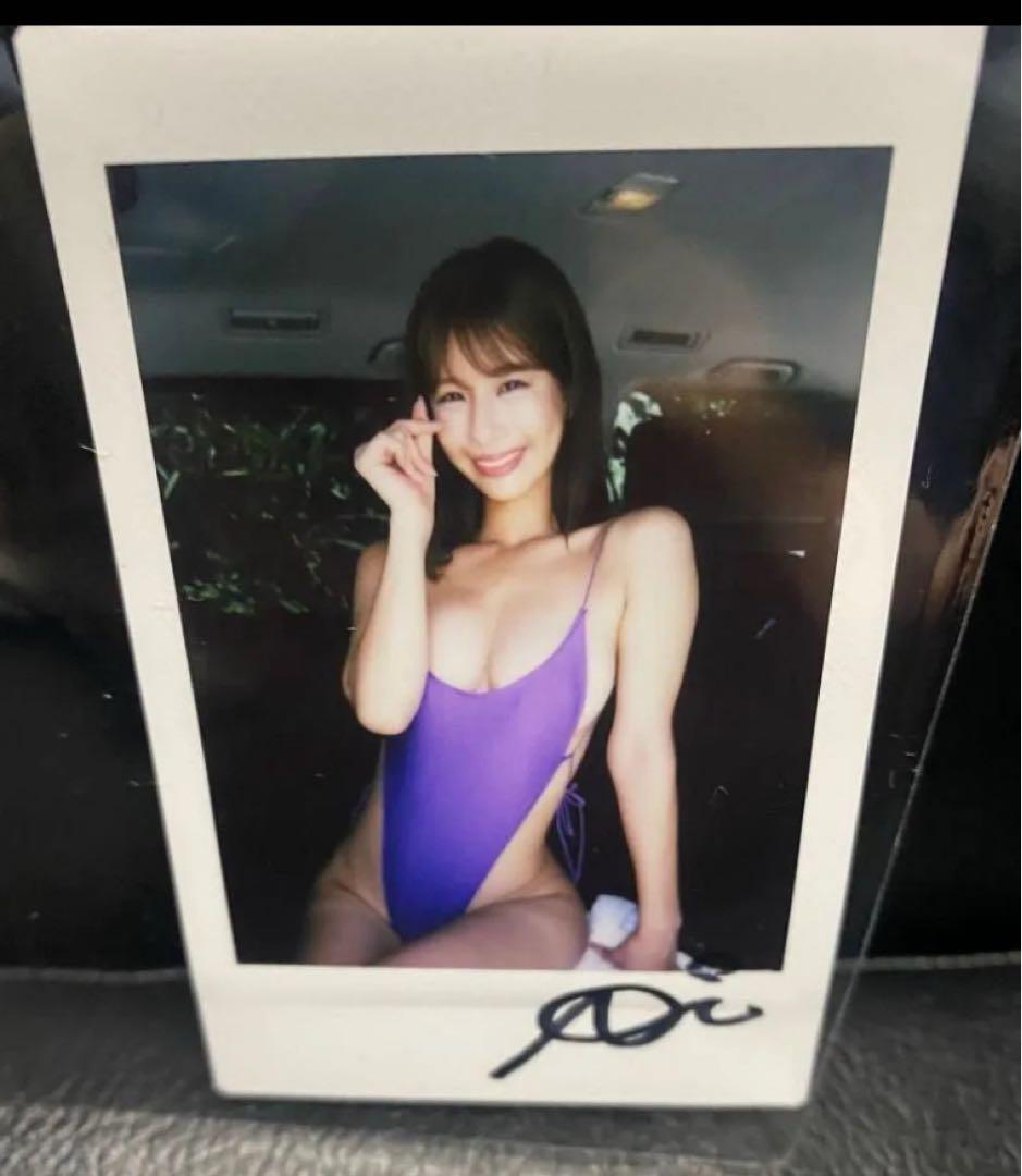 谷碧　AOI 現場チェキ グラドルのグランデ dvd購入特典直筆サイン入りチェキ