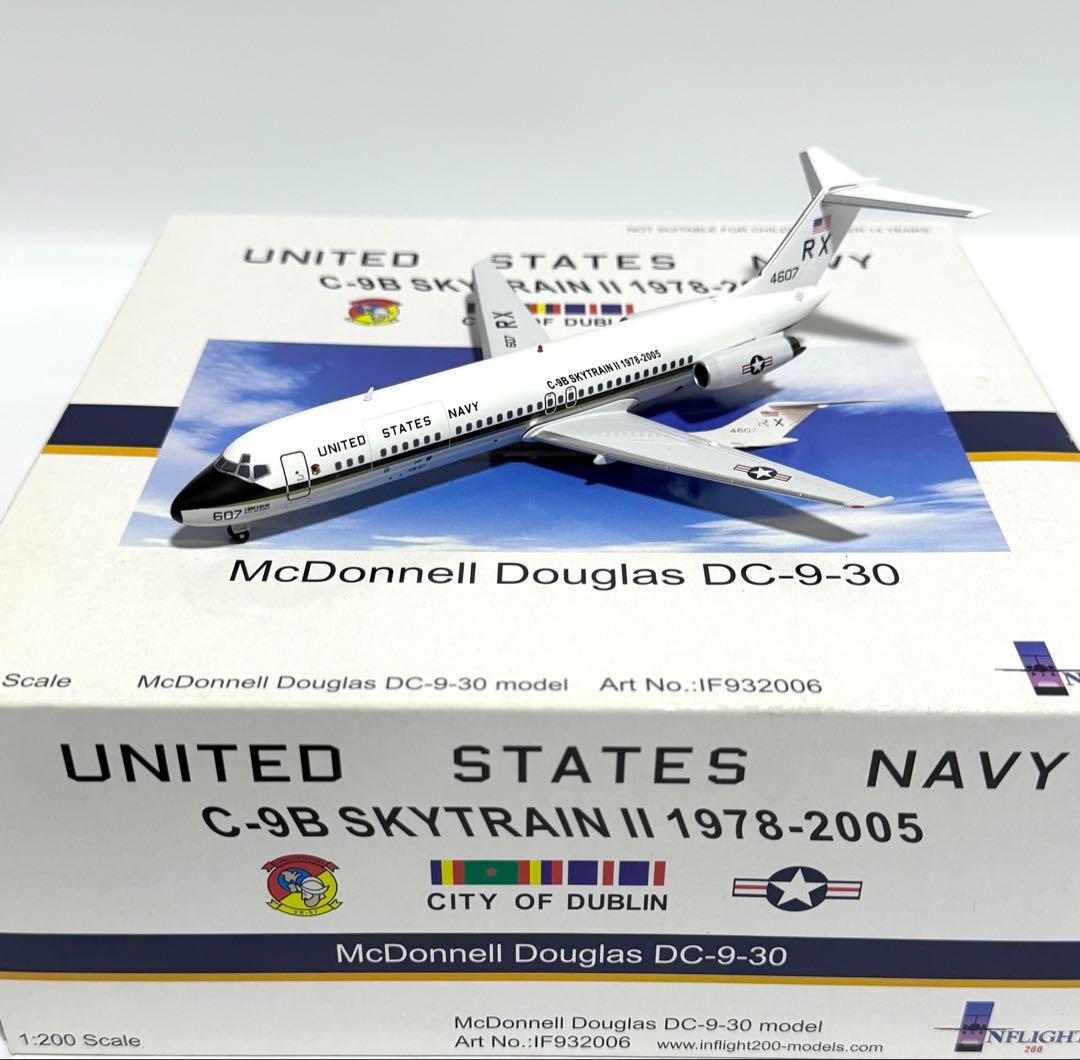 INFLIGHT 1/200 DC-9-30 アメリカ海軍C-9B