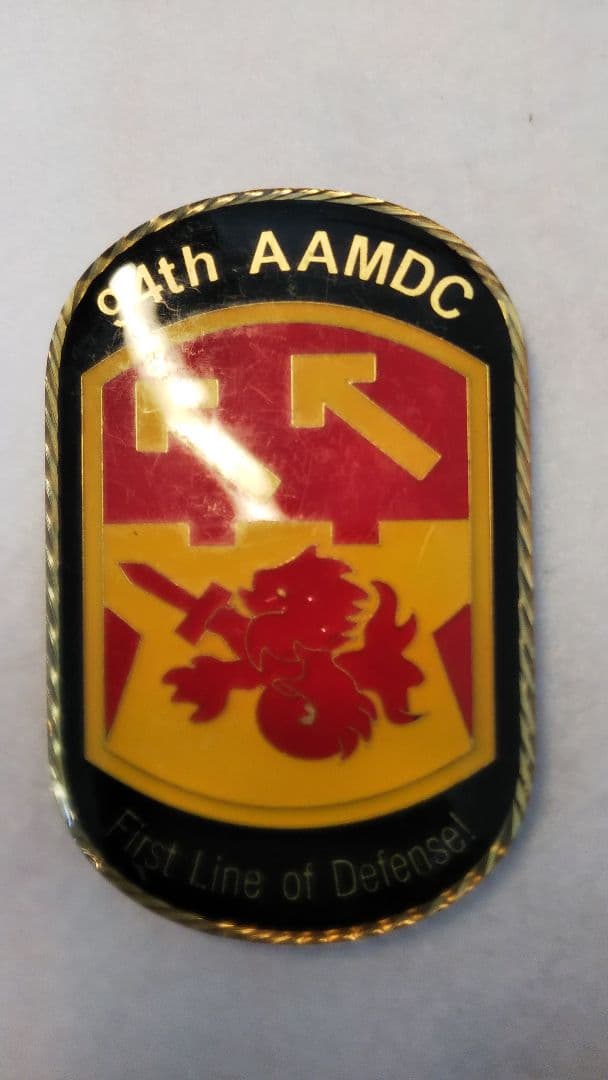 大判　米第94陸軍防空ミサイル防衛コマンド司令官（准将）　チャレンジ