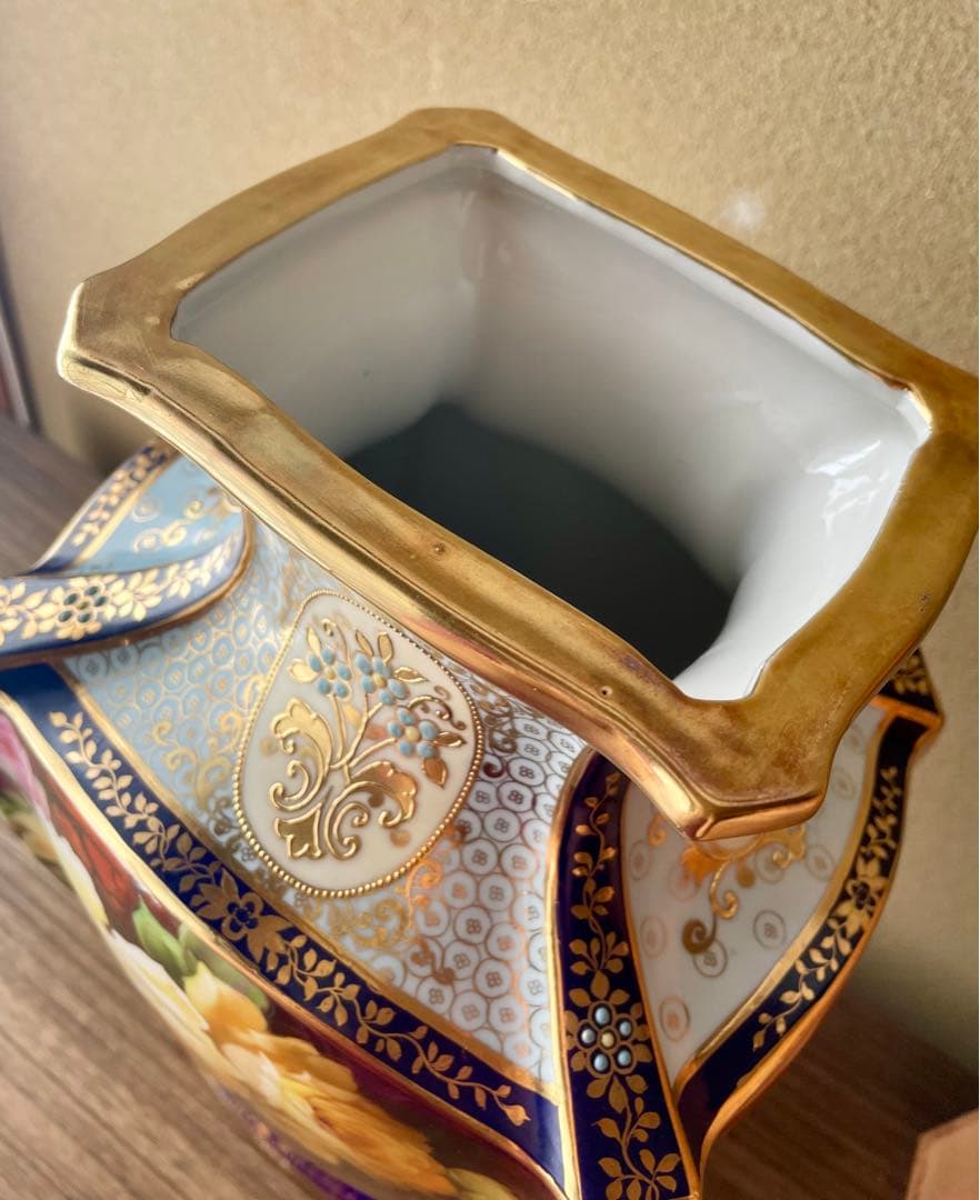 オールドノリタケ　希少　極大花瓶　40㎝　明治24年〜米国輸出向け　期間限定価格