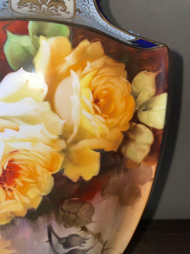 オールドノリタケ　希少　極大花瓶　40㎝　明治24年〜米国輸出向け　期間限定価格