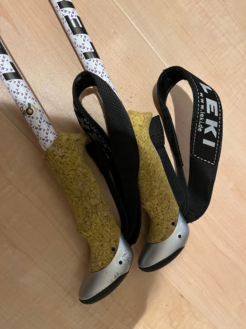 LEKI ノルディックウォーク スキー ストック 調整可能 90-120cm