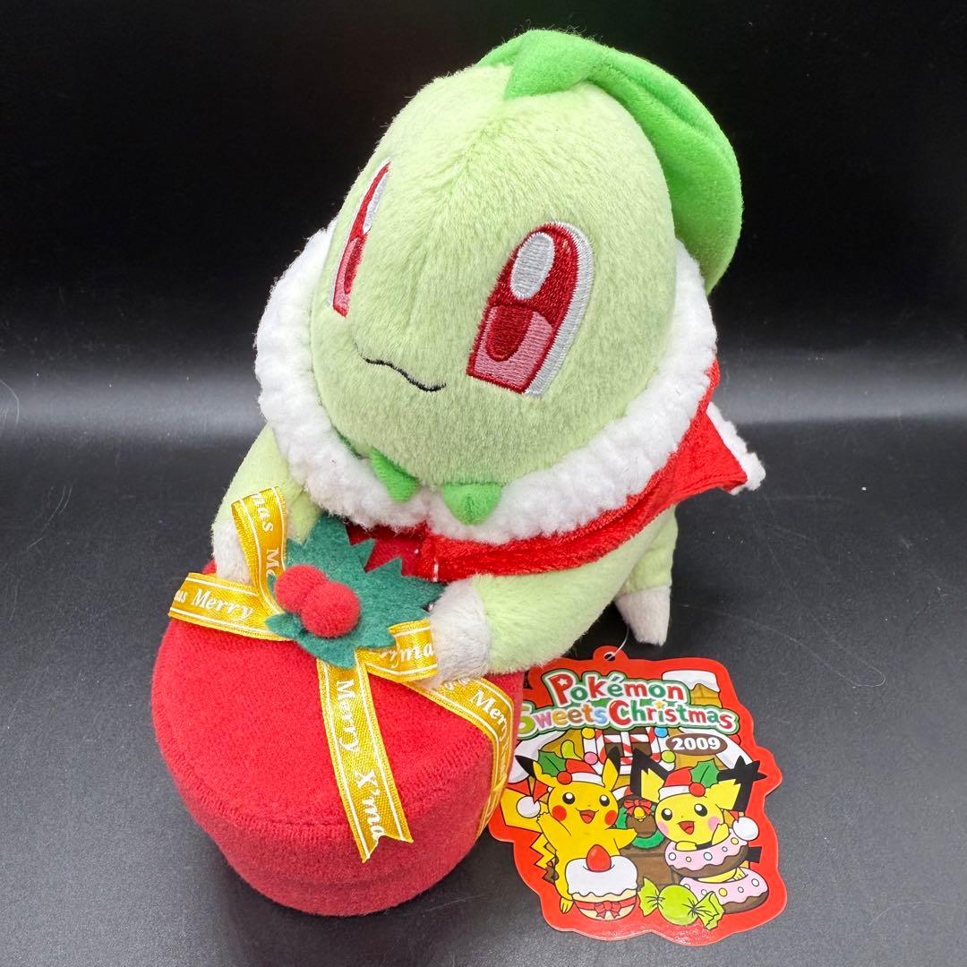 【タグ付き美品】2009年 限定品　ポケモンスイーツクリスマス　チコリータ