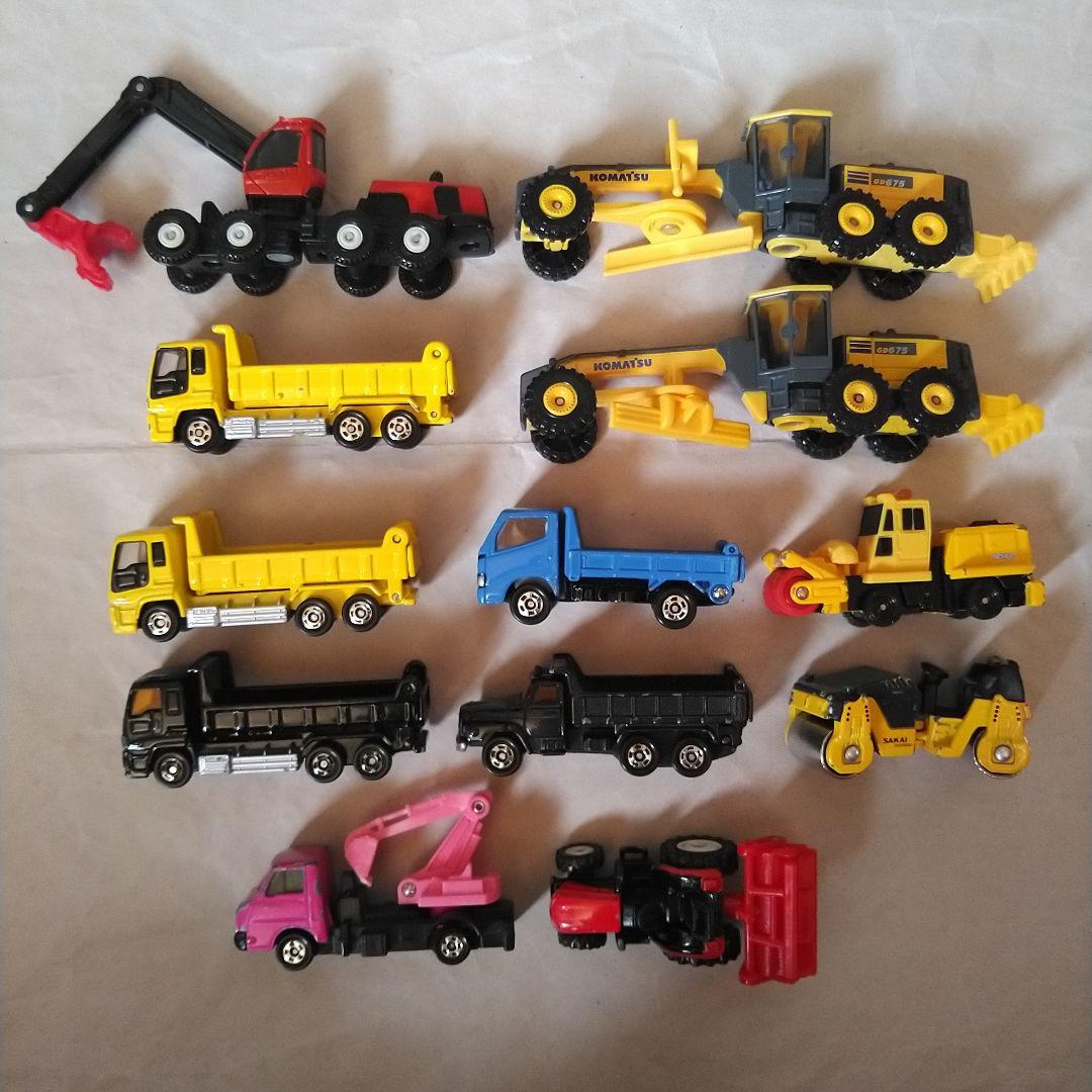 トミカ はたらく車 道路 建設 工事 現場 ジャンク 廃盤 絶版 レア 140台