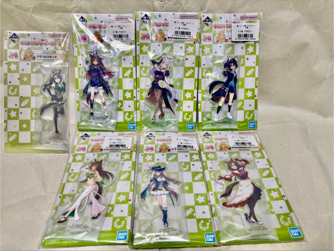 一番くじ　ウマ娘プリティダービー10弾　サイレンススズカ　ミホノブルボン　他