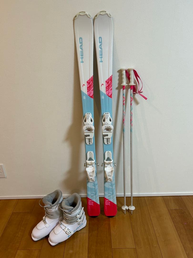 ■HEAD■ジュニア用スキーセット■板137/靴24-24.5■