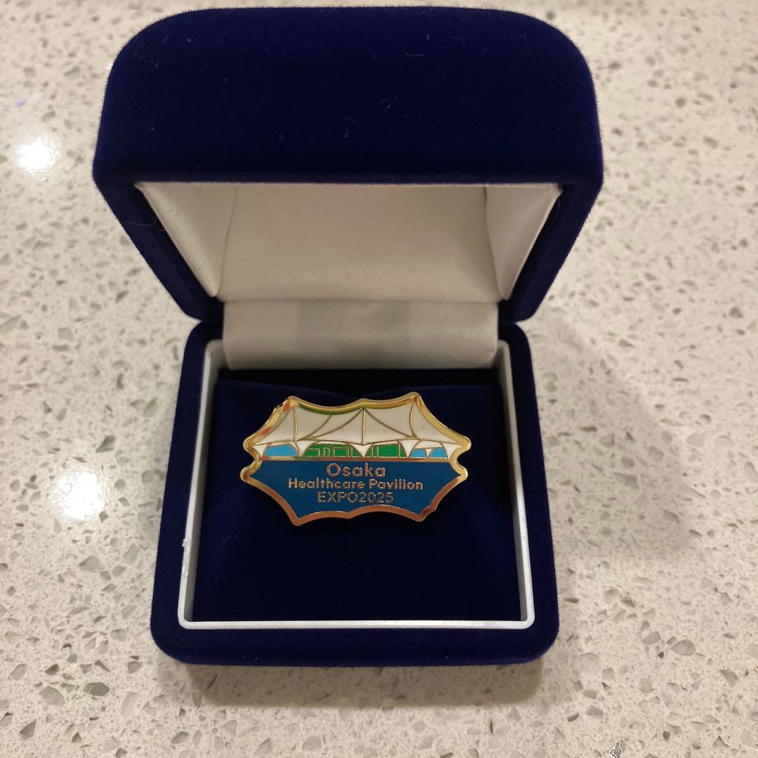 【新品・非売品】大阪・関西万博　大阪ヘルスケアパビリオン　ピンバッジ