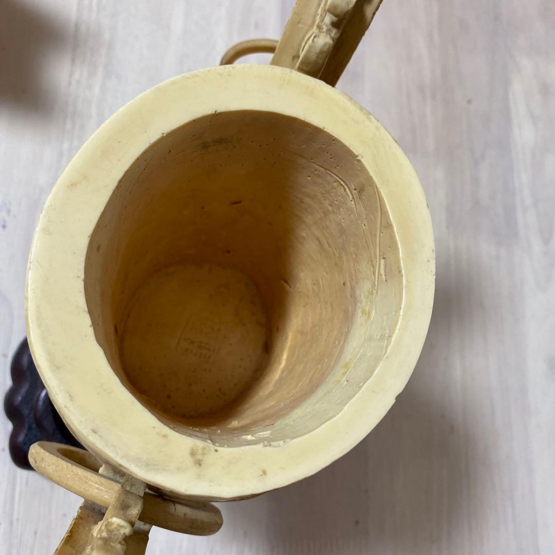 中国 香炉 アンティーク 古美術 骨董品 彫刻 匠の技 台座付 激レア 希少 壺