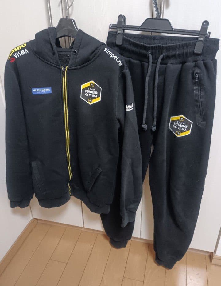 非売品チーム供給品JUNBO VISMAパーカースーツ ジャケット＆パンツ