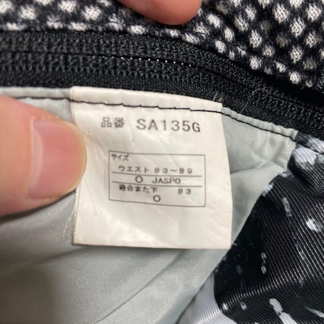 ASICS スキーウェア 黒/白　上下セット