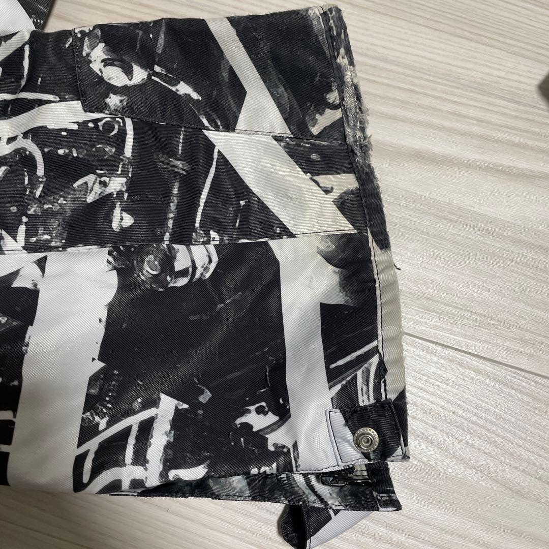 ASICS スキーウェア 黒/白　上下セット