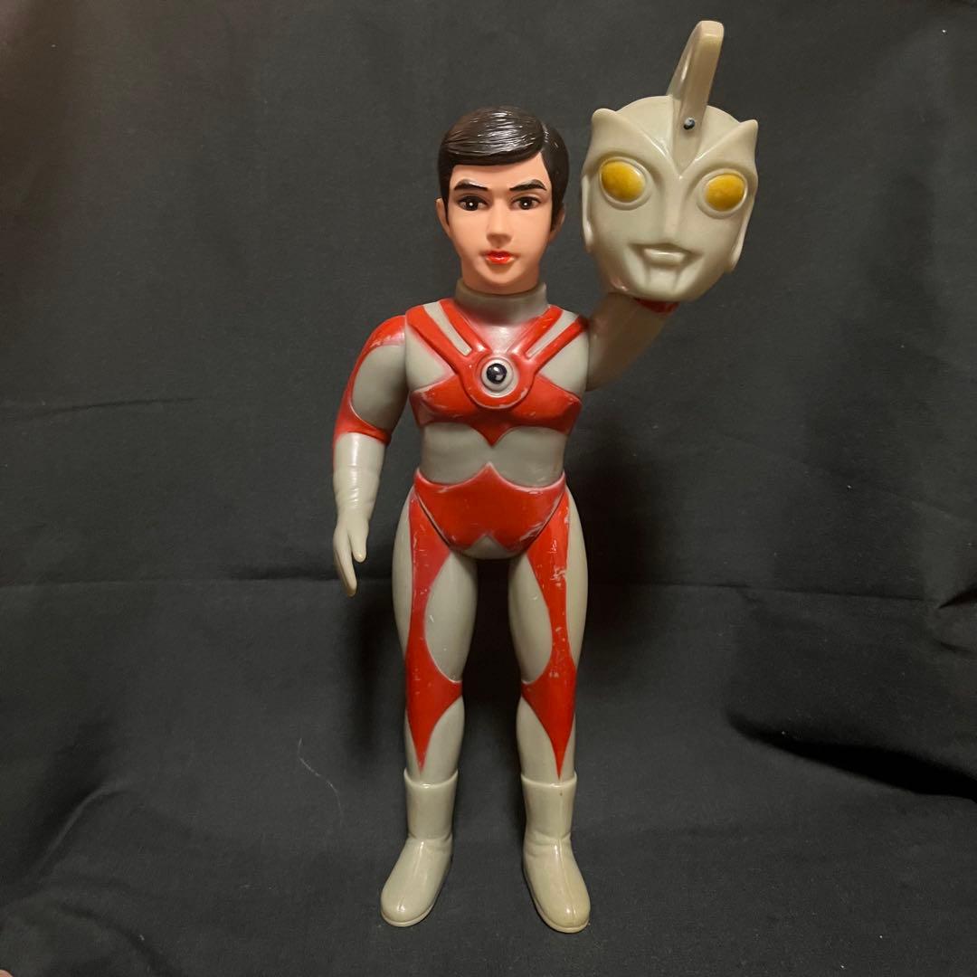 当時物　ブルマァク ウルトラマンA エース　ソフビ