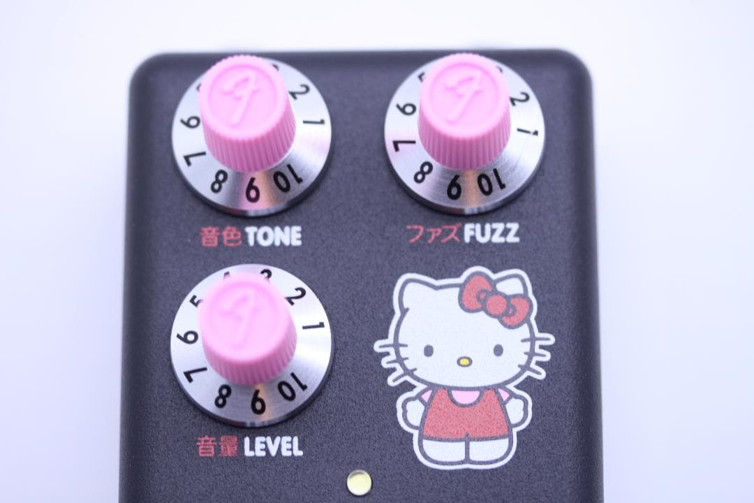Fender Hello Kitty Fuzz エフェクター 黒 キティ★
