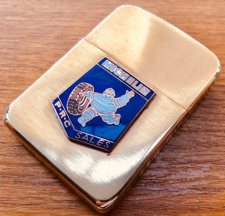 ◆ミシュラン◆真鍮ブラス製◆エナメル七宝製1941モデル♦︎ゴールド金色4バレル