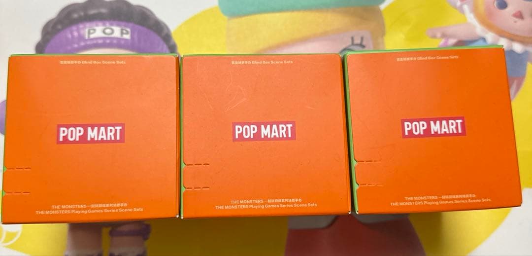 labubu Playing Games 3個セット POP MART ラブブ