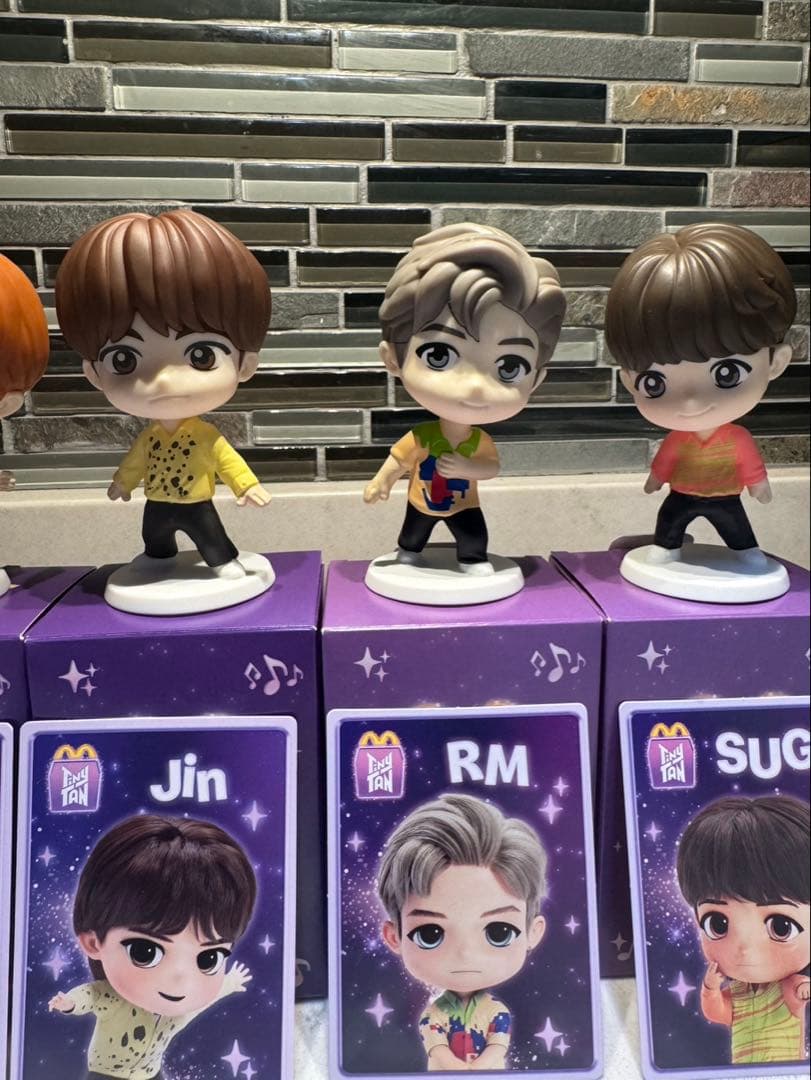 BTS Tiny Tan Throwback Edition 7体セットシール付