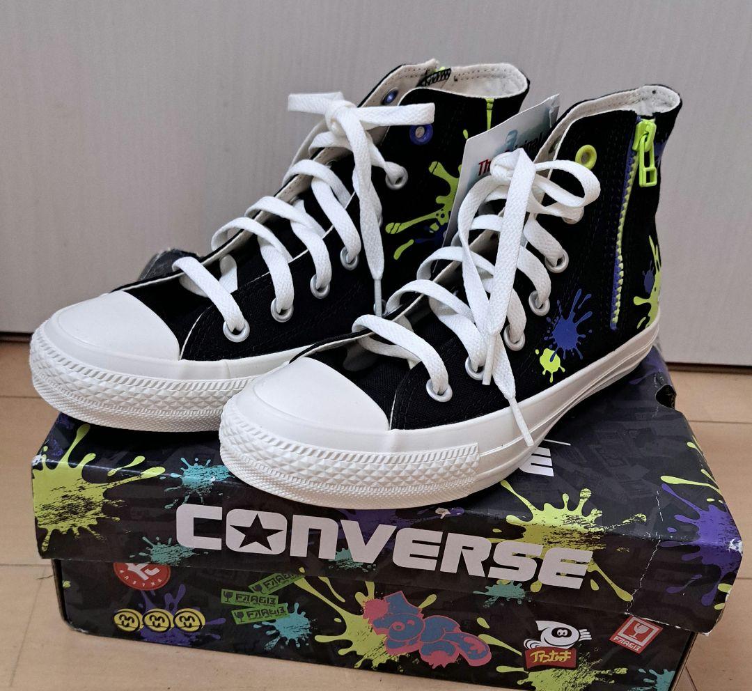 CONVERSE コンバース　スプラトゥーン3　コラボモデル ブラック23cm