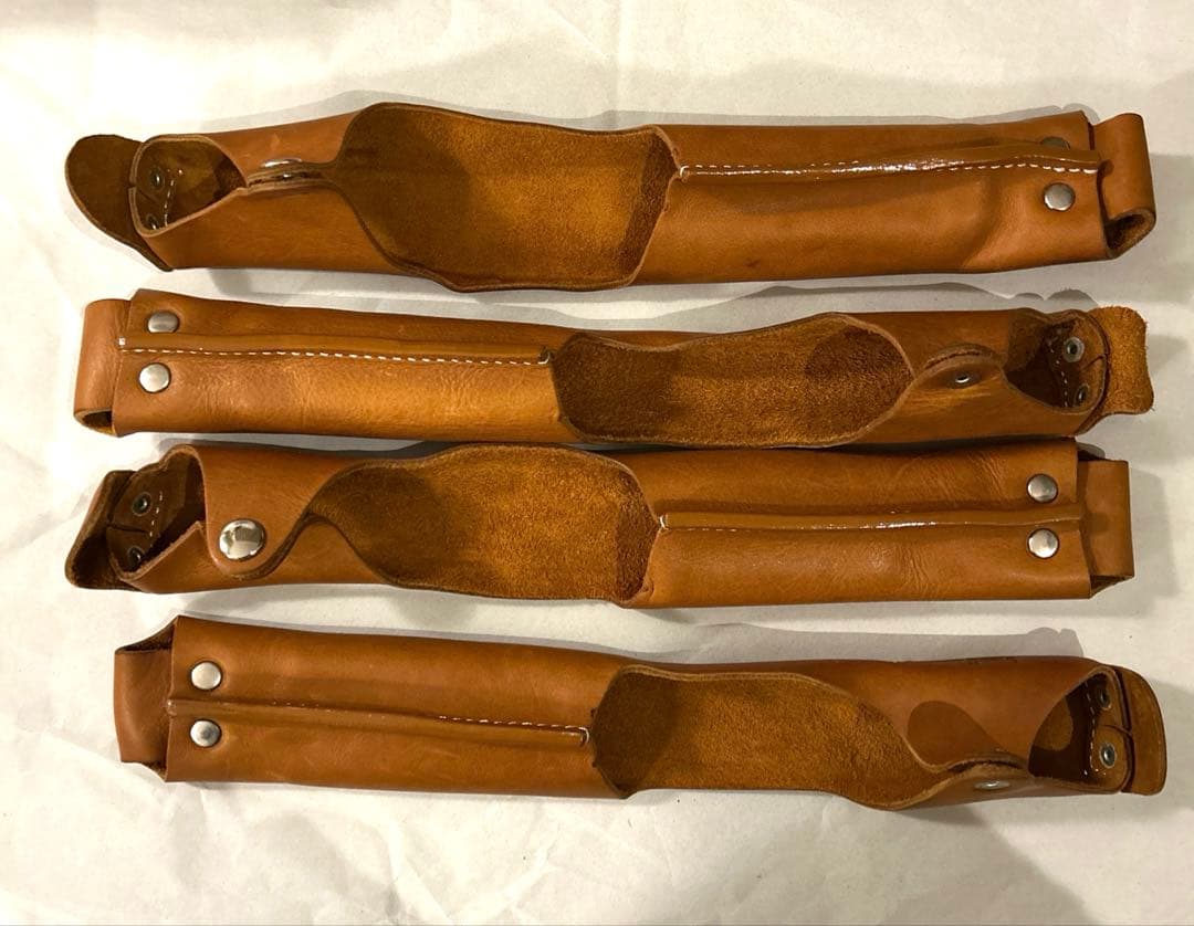 非売品　スノーピーク ローチェア30 専用肘掛け カバーレザー　2脚分