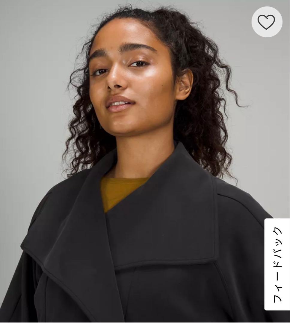 ルルレモン Softstreme Belted Wrap サイズML ジャケット