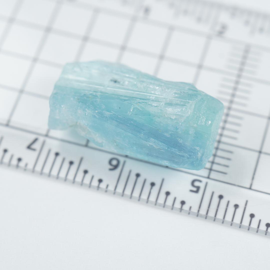 バイカラーアクアマリン　結晶　原石　ナイジェリア産