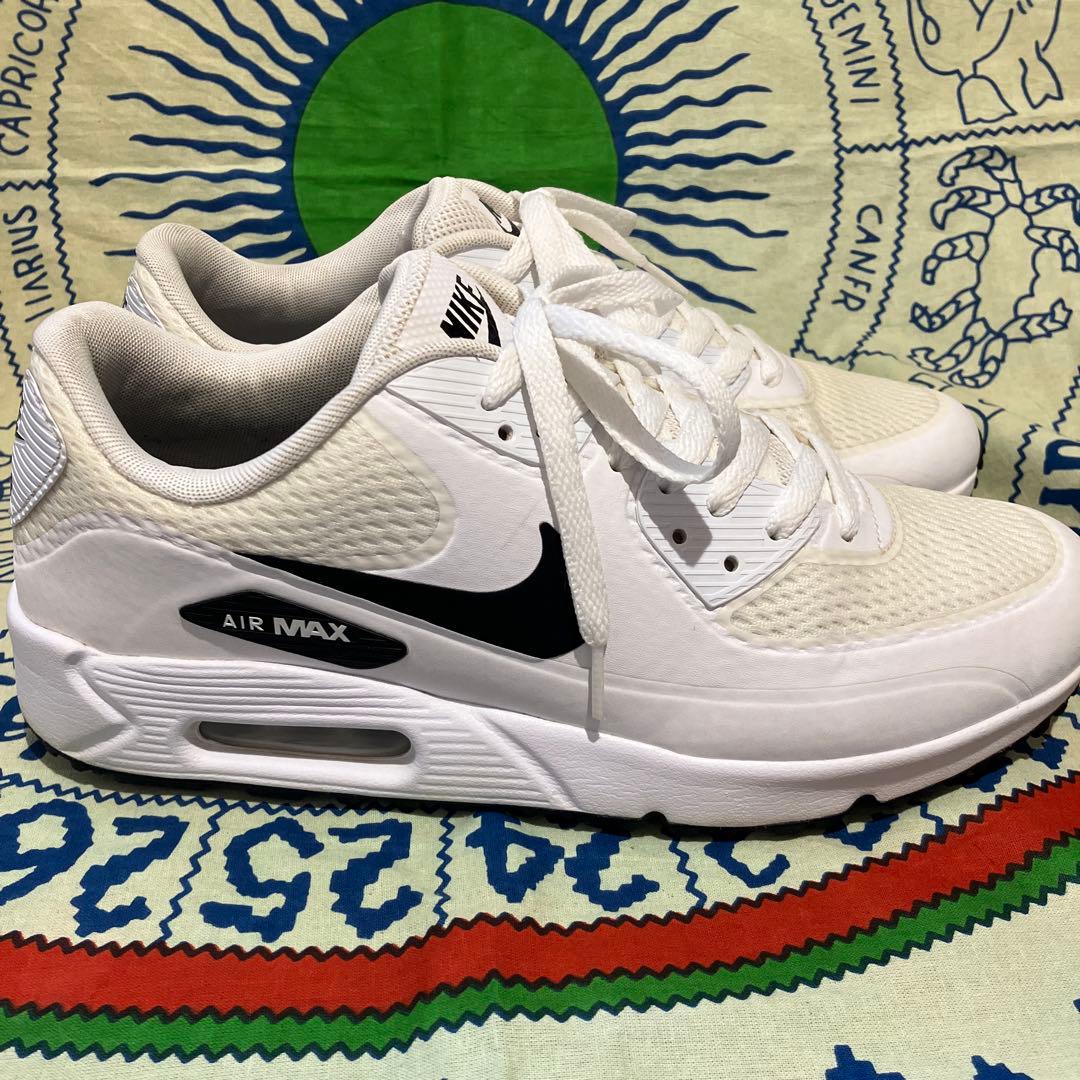 美品！Nike エアマックス90G ゴルフシューズ　　ホワイト　26cm