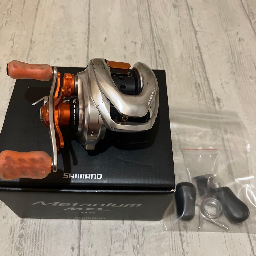 シマノ　16メタニウムMGL 右ハンドル　オレンジカスタム