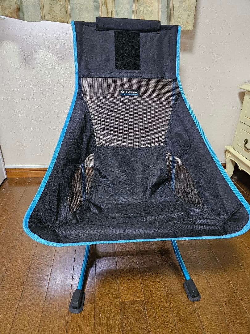 Helinox ビーチチェア ブラック/ブルー