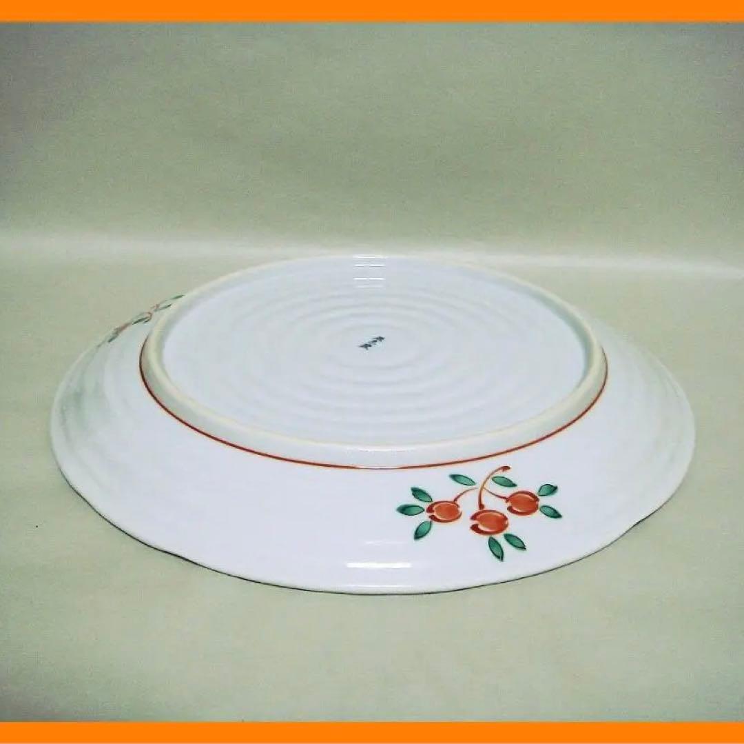 99『染付 赤絵 山水 大皿』　/骨董品 古美術 アンティーク 古玩