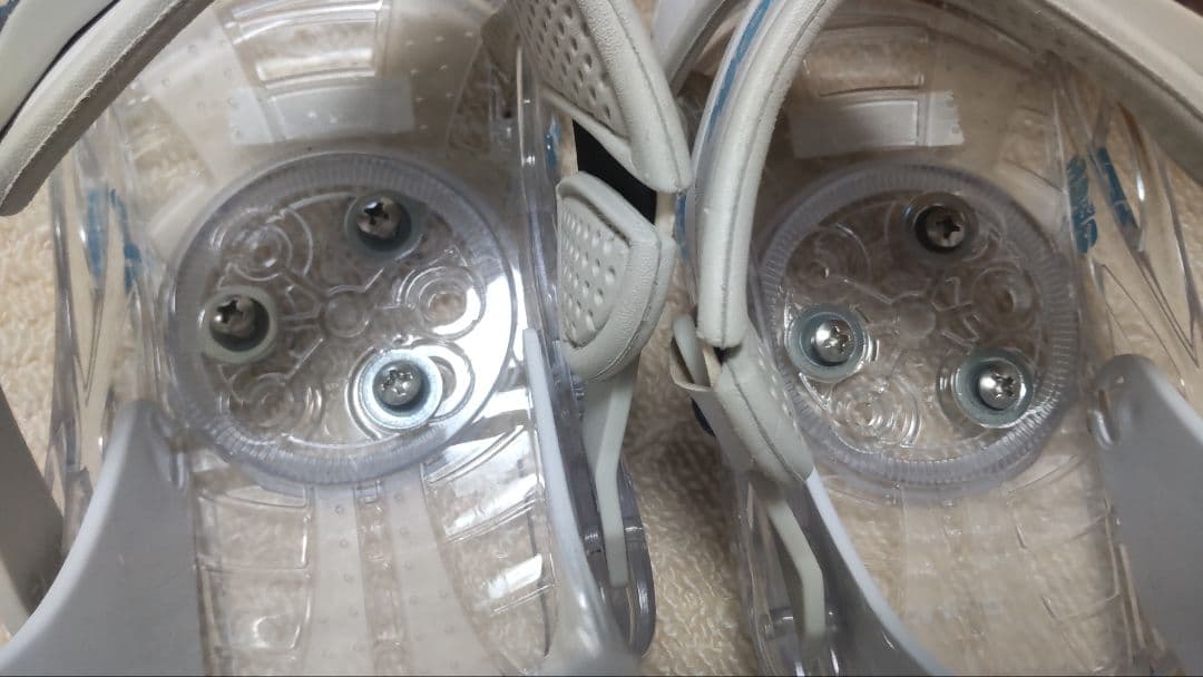 BURTON GROM ビンディング ホワイト/ブルー　キッズ