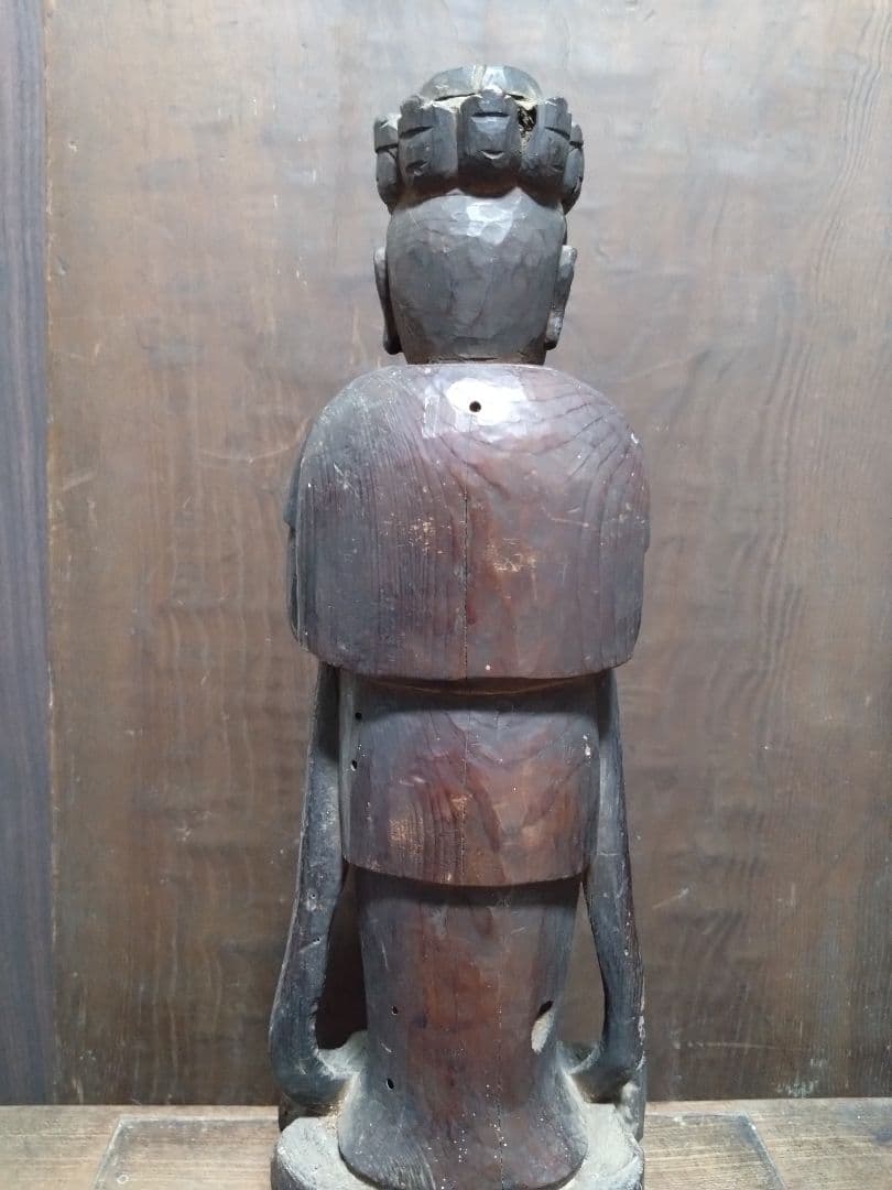 十一面千手観音菩薩立像　仏像神像　木彫　室町時代　金銅仏