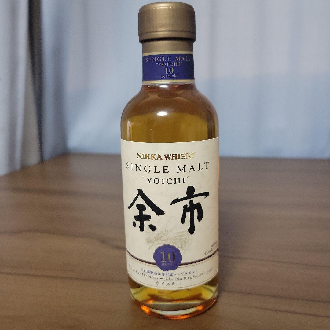 終売　シングルモルト余市 10年 180ml