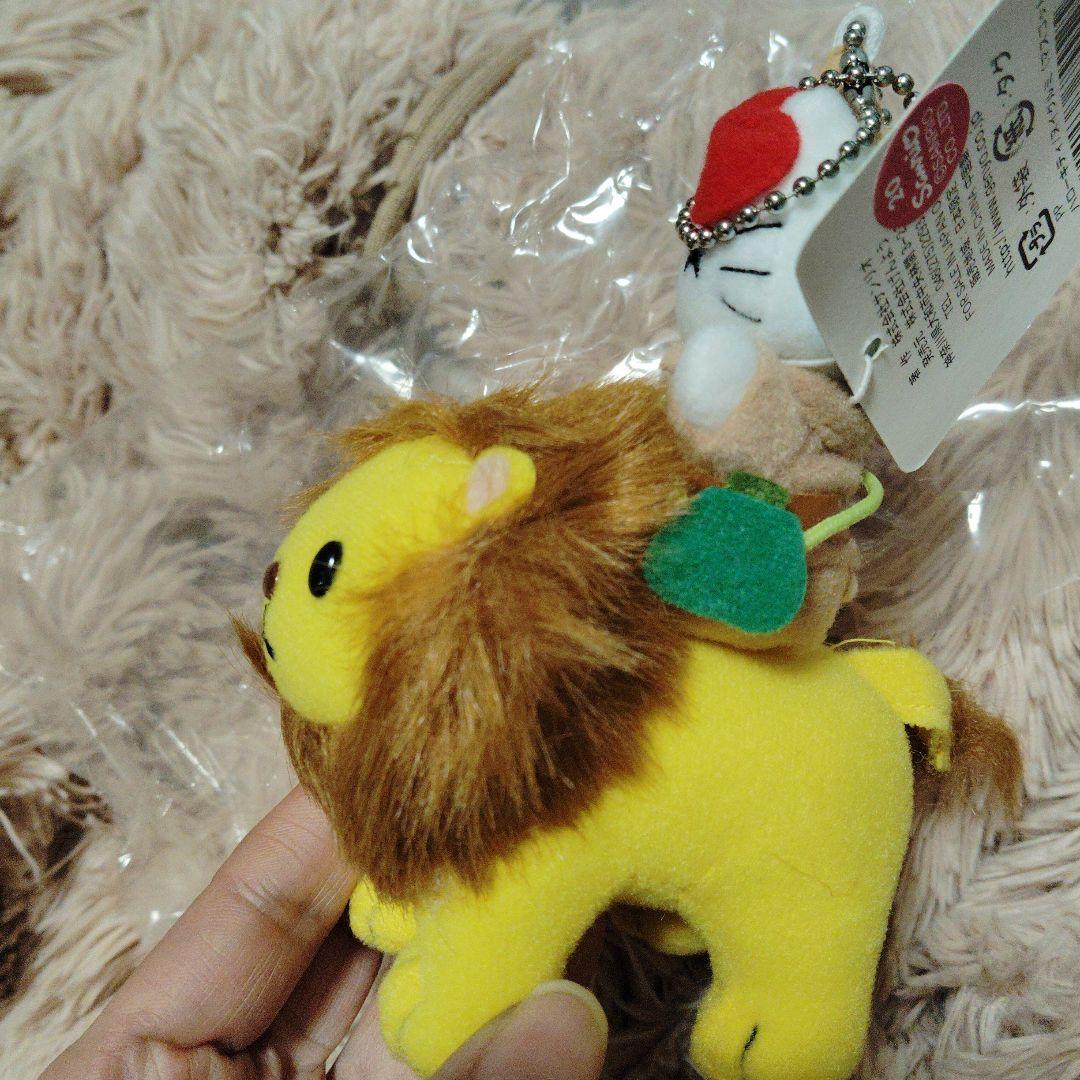 激レア　ハローキティ　マスコット　ライオン動物園バージョン 2002