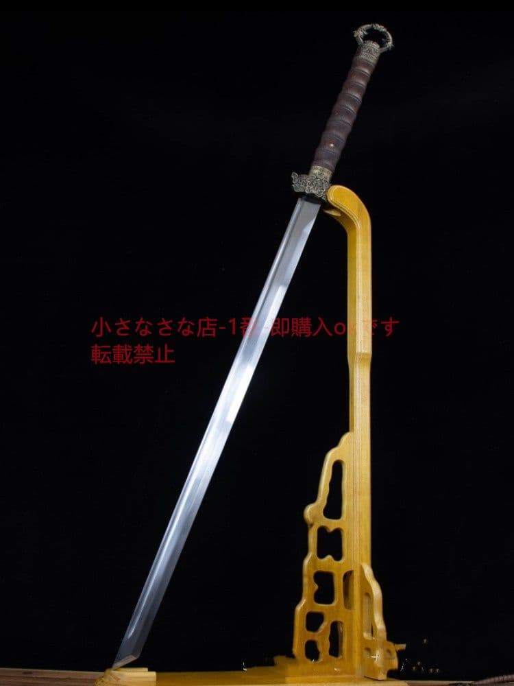 リング頭唐横刀を刻む 武具 刀装具 日本刀 唐剣  模造刀·模擬刀  居合刀