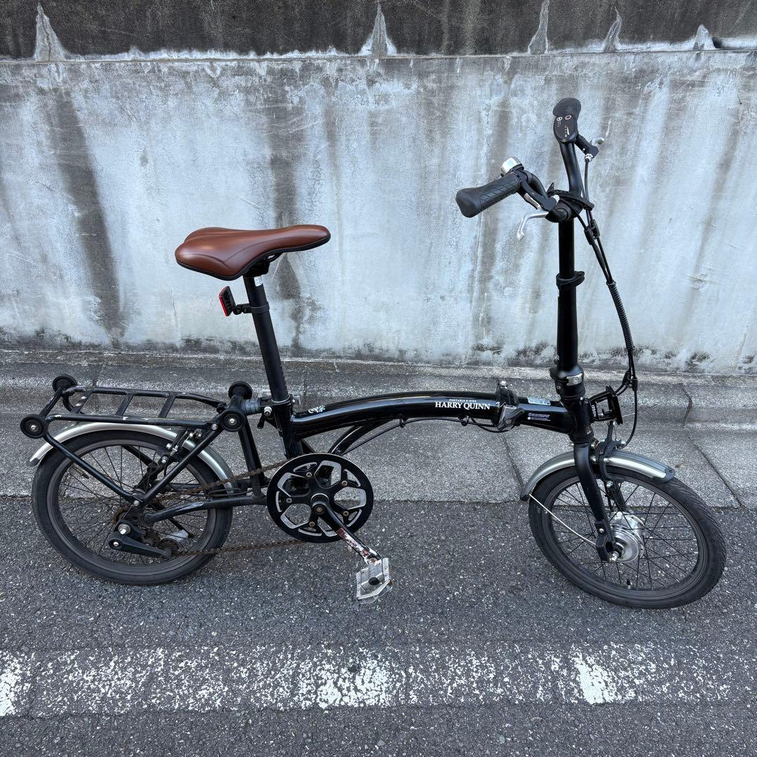 【2025年式】ハリークイン電動折りたたみ自転車 PORTABLE E-BIKE