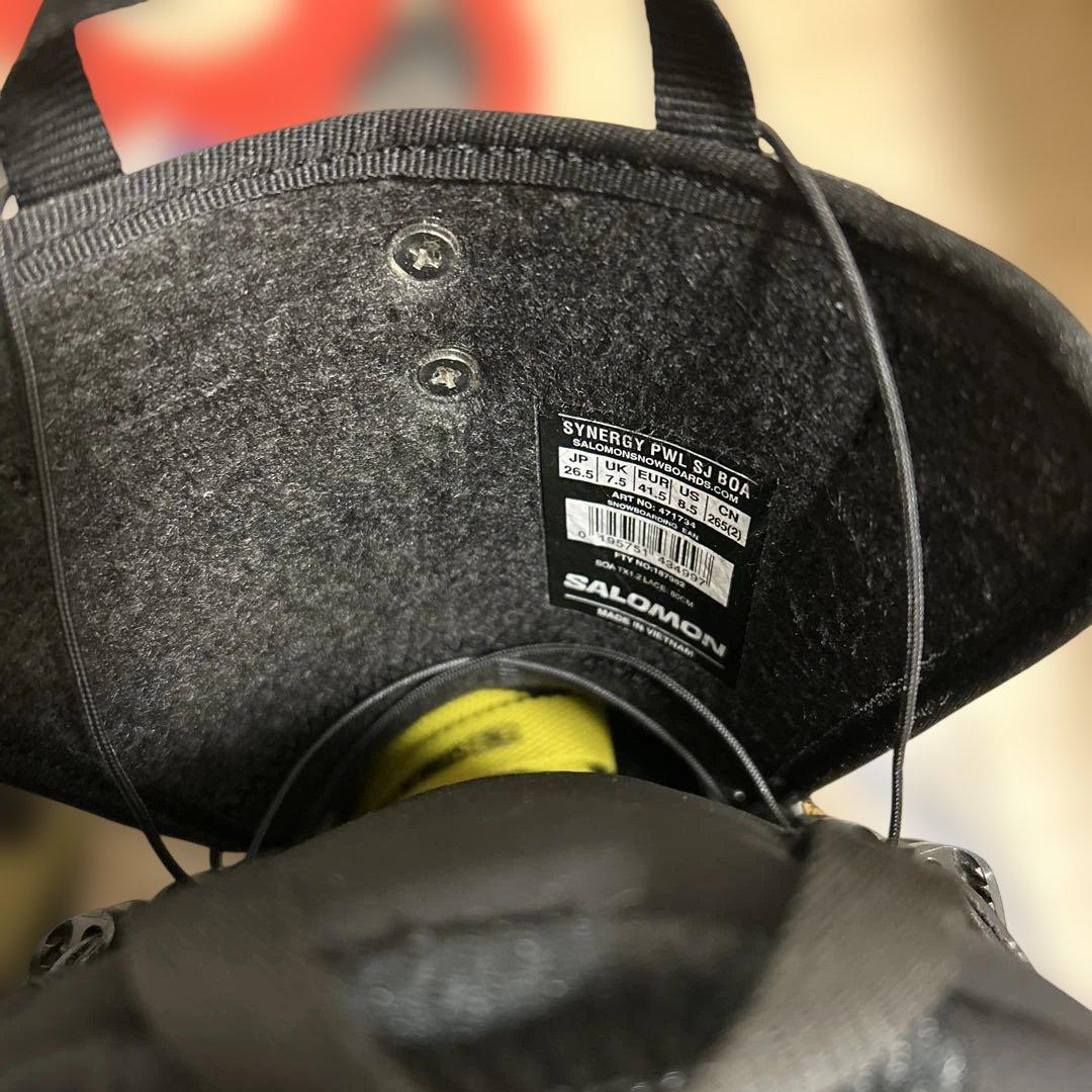 【美品】SALOMON SYNERGY23‑24モデル 26.5cm／即購入歓迎