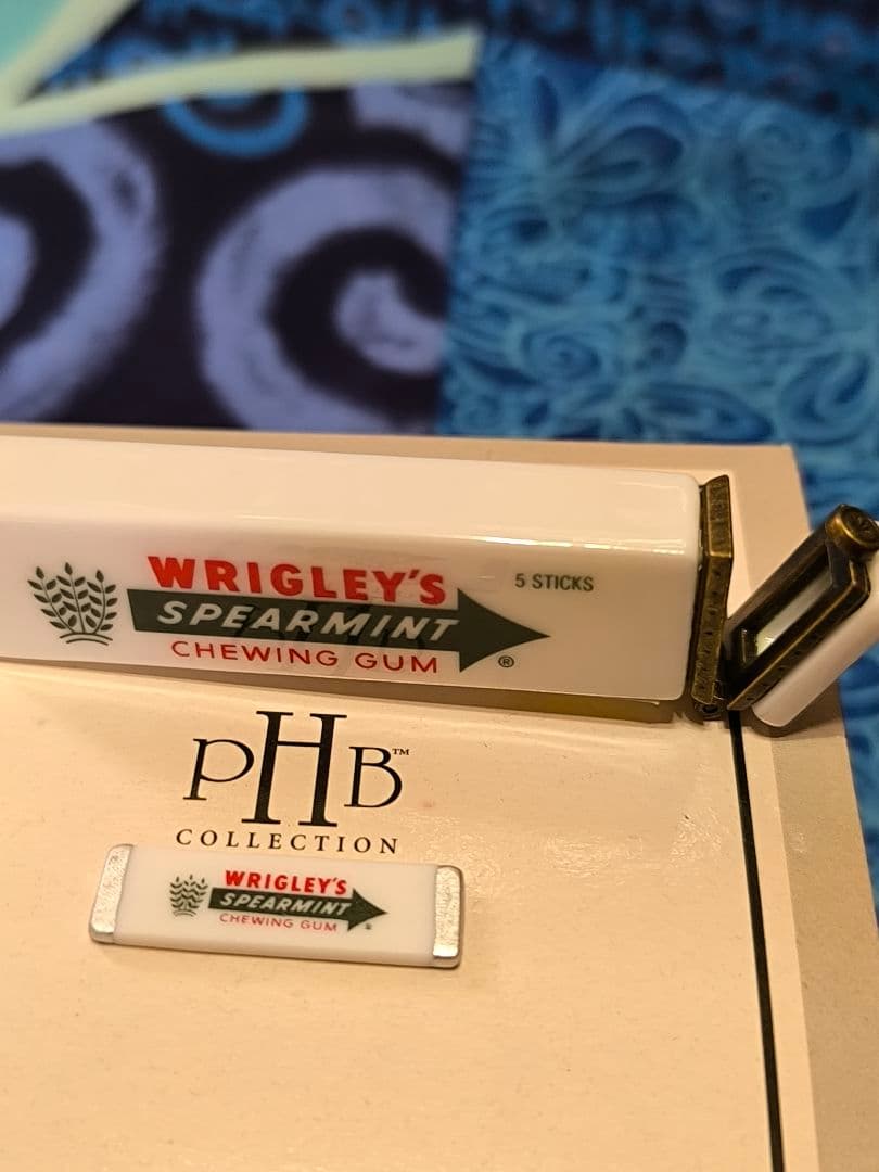 Wrigley's Spearmint Chewing Gum ヒンジボックス