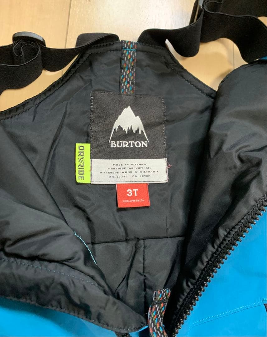 BURTON スノーウェア 3T グレー/青