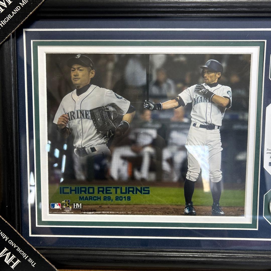 イチローさん、マリナーズ復帰記念モニュメント➕ギフト有