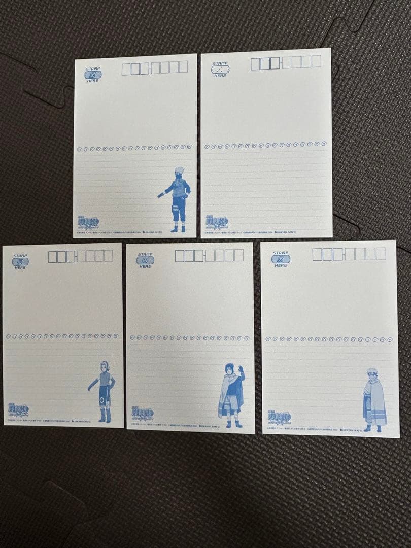 ナルト　カード　NARUTO ポストカード　劇場版　雪姫