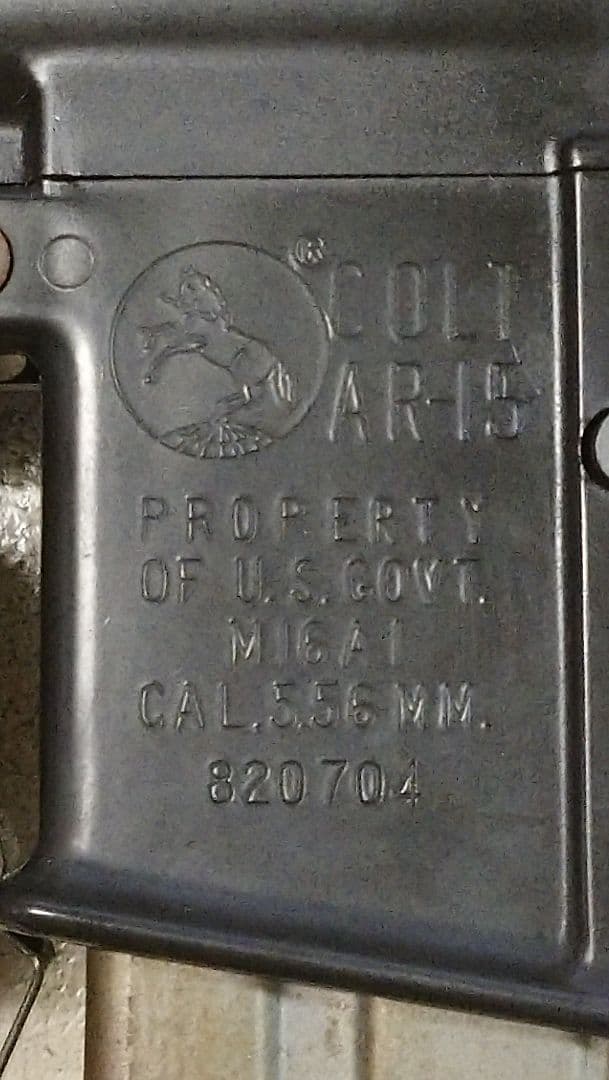 M16小銃 M203擲弾銃 樹脂製モデルガン