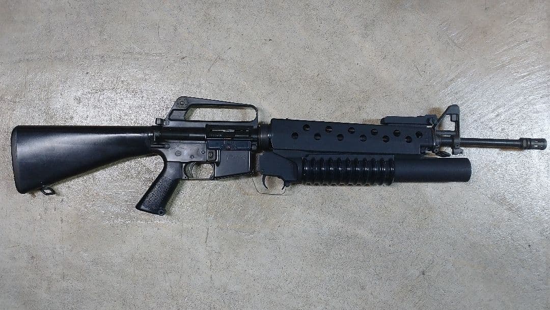 M16小銃 M203擲弾銃 樹脂製モデルガン