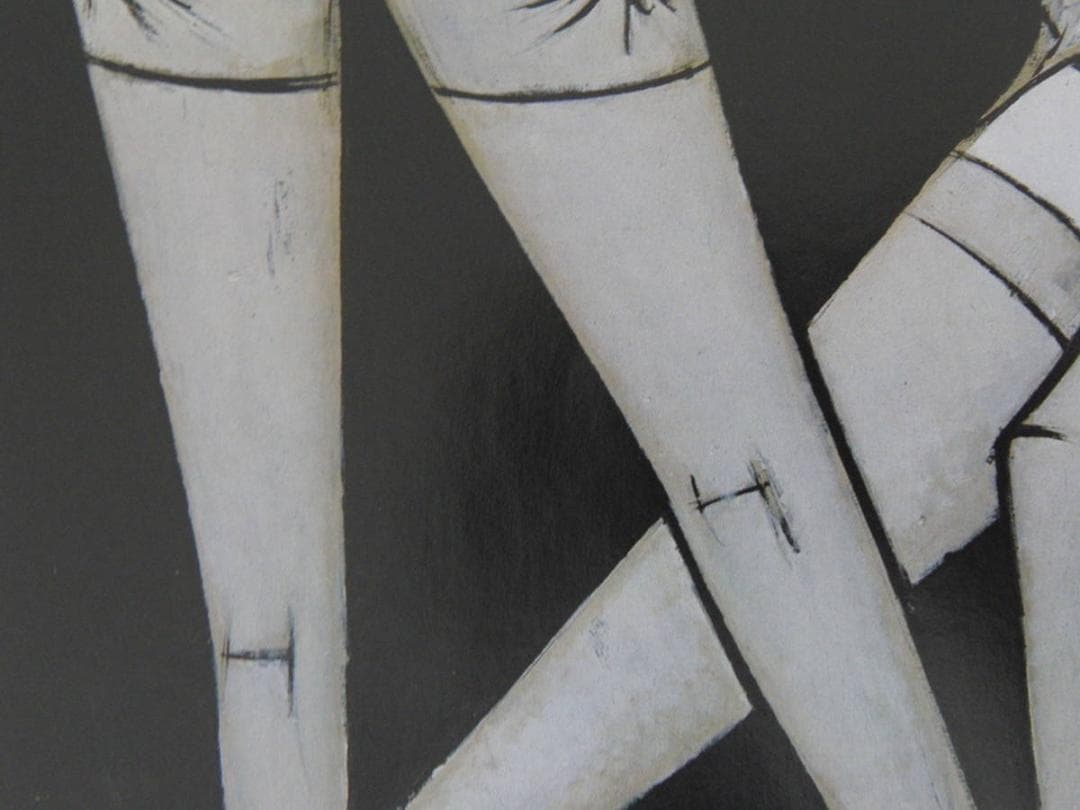 ベルナール・ビュッフェ「Deux femmes」希少画集の額装画、人気作品