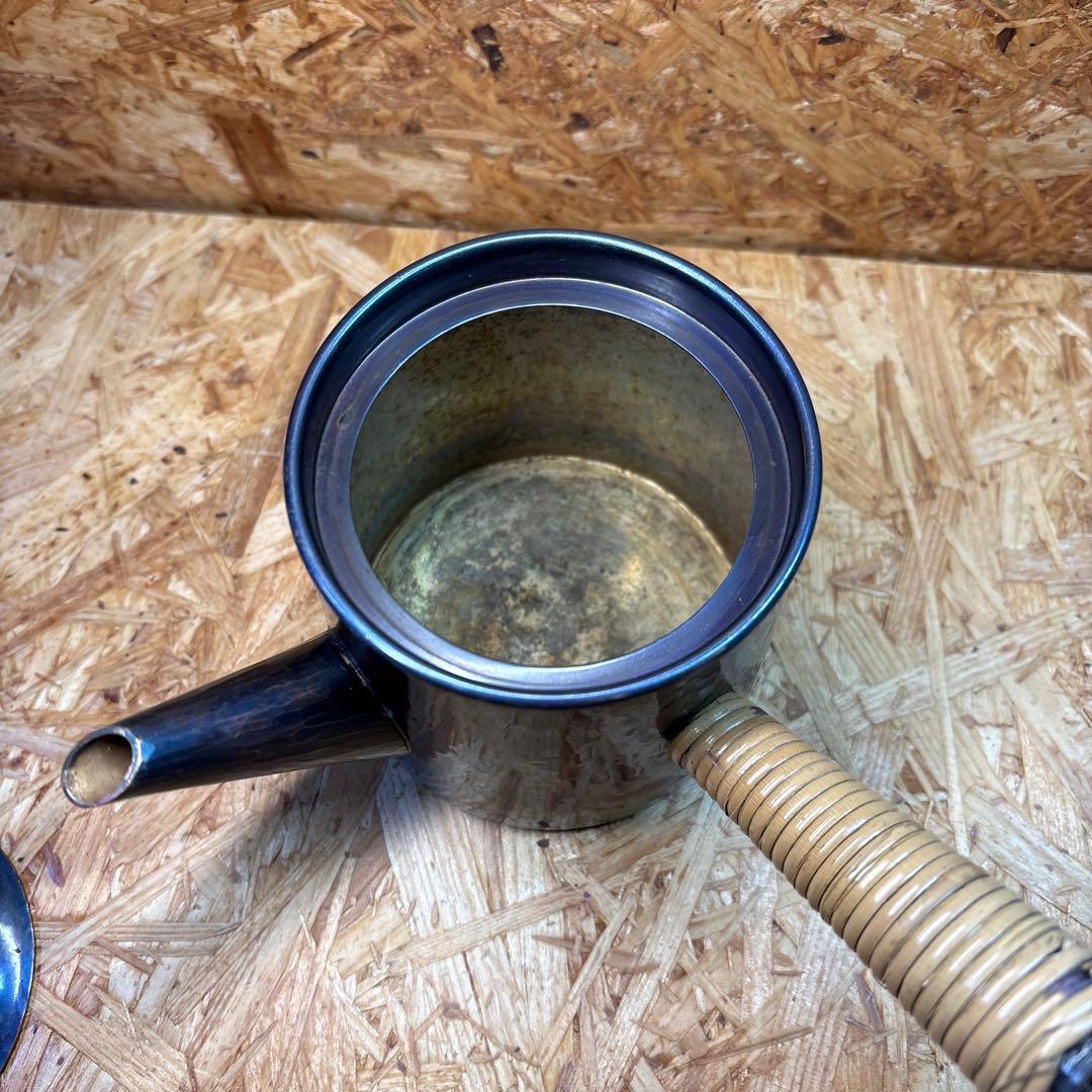 清雅堂　銅湯沸　急須