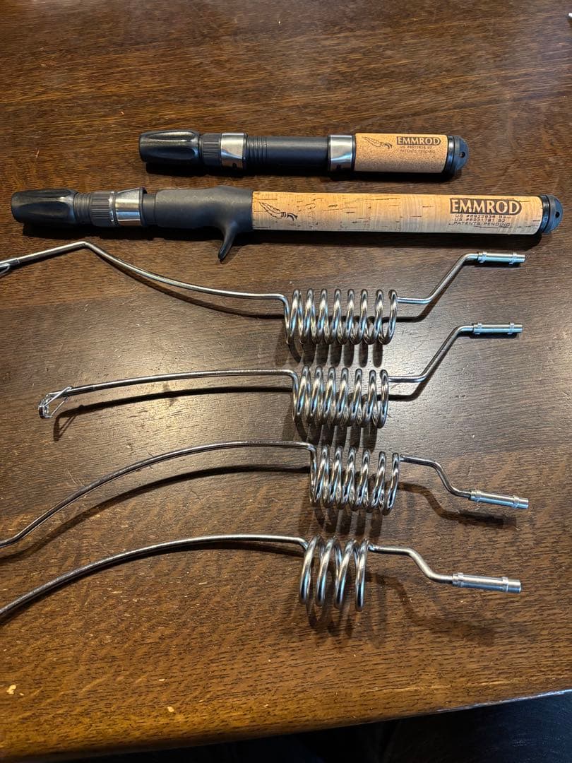 anago　Emmrod エムロッド　グリップ2本　ロッド4本　セット