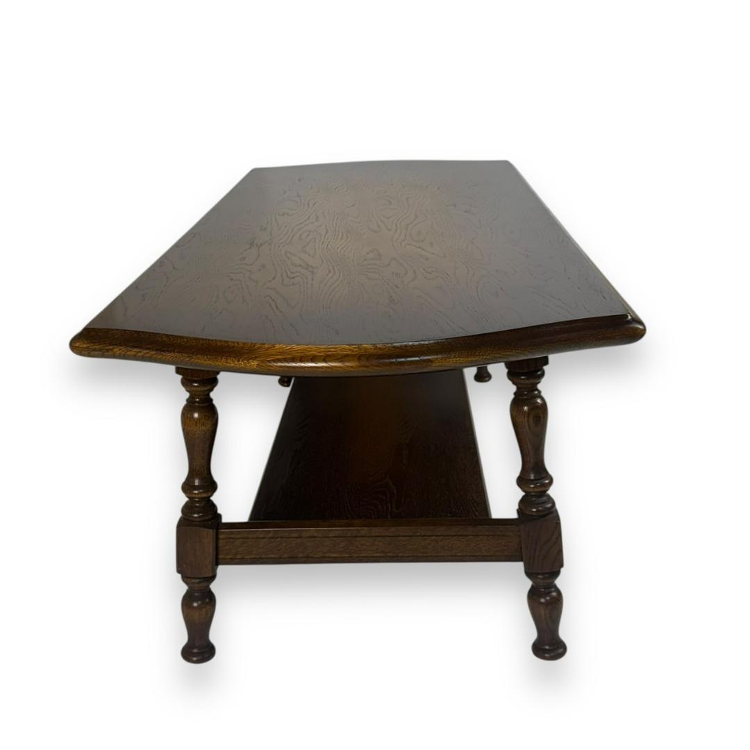 希少 ガラストップ付 ヴィンテージ 飛騨産業 ローテーブル 1200W