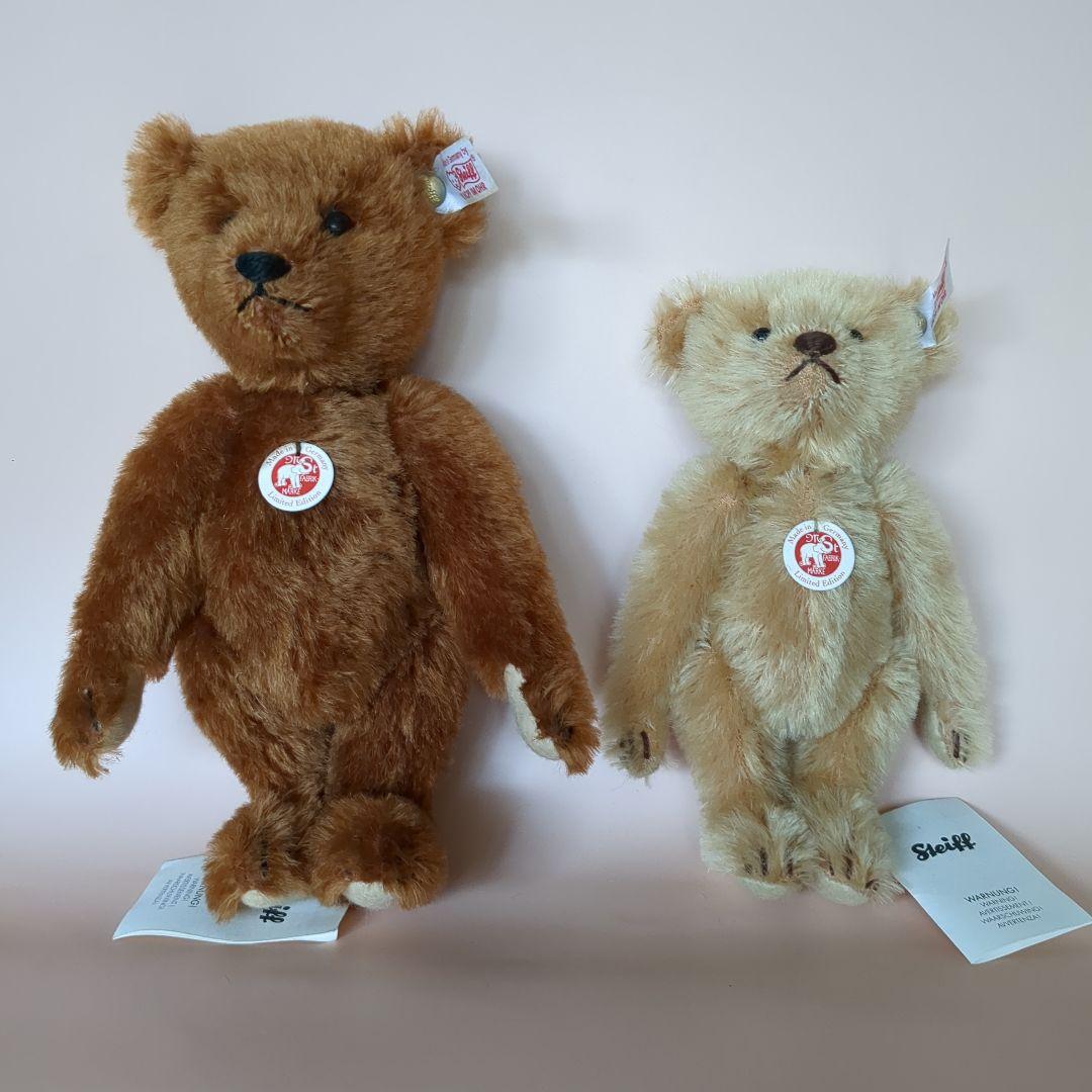 シュタイフ Steiff テディベア ウィリアム＆ヘンリー ブラザーズ　缶入り